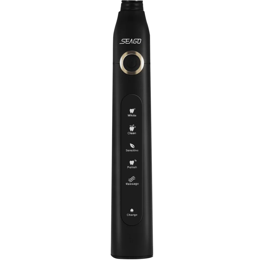 Электрическая зубная щетка SEAGO перезаряжаемая для стоматолога с умным таймером