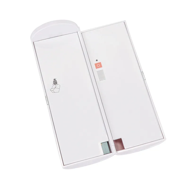 Новинка двухслойная коробка для ручек с зеркалом калькулятором ручкой