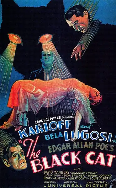Черный кот 1934 самый дорогой классический фильм ретро винтажный Плакат Картина на