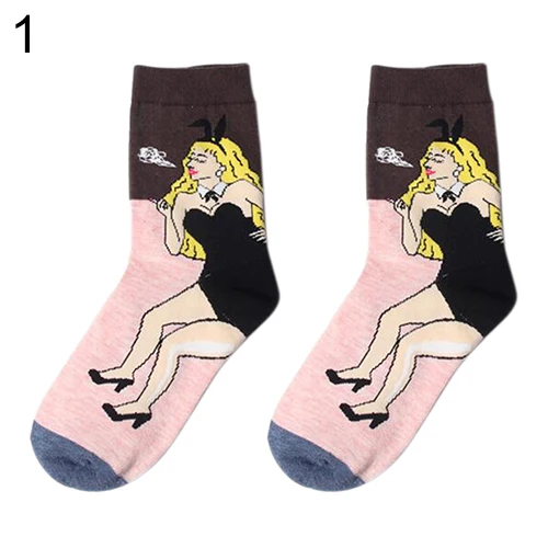 Горячая Теплый Унисекс Ретро Абстрактного Искусства Известных Коллекция