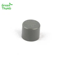 60pcs inner diameter 20mm pvc pipe cap for garden micro drip irrigation green thumb hose end connector watering system fittings