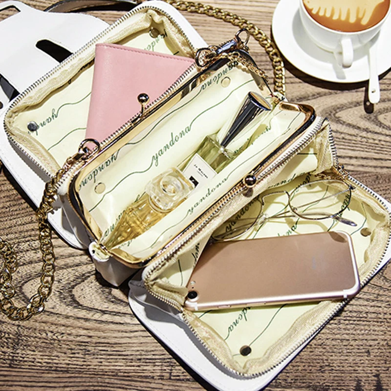 Женская сумка кожаная женская через плечо маленькая докторская Дизайнерские