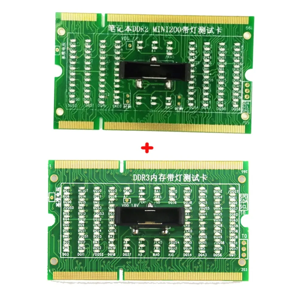 Горячая Распродажа оригинальная новая DDR2 + DDR3 карта памяти тестер материнская