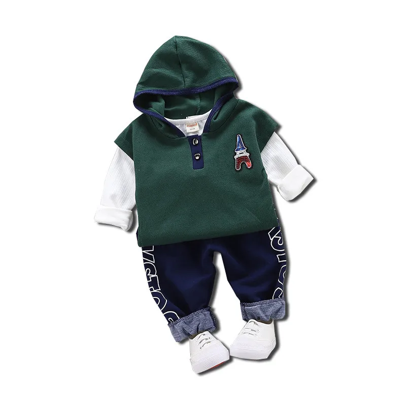 2018 high quality Cotton autumn casual kid suit children set baby clothing boys girl clothes | Детская одежда и обувь