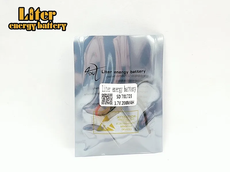 20 шт 3 7 V 200mAh 701723 Lipo батарея для Syma S107G S109G S111G вертолет дистанционного управления