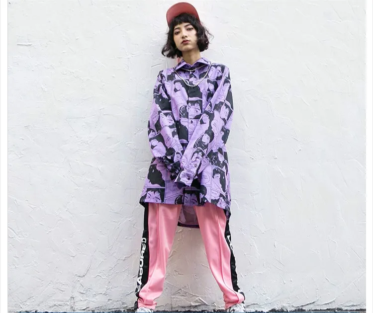 2019 повседневное Весенняя мода женские брюки хип хоп прилив бренд высокое уличное