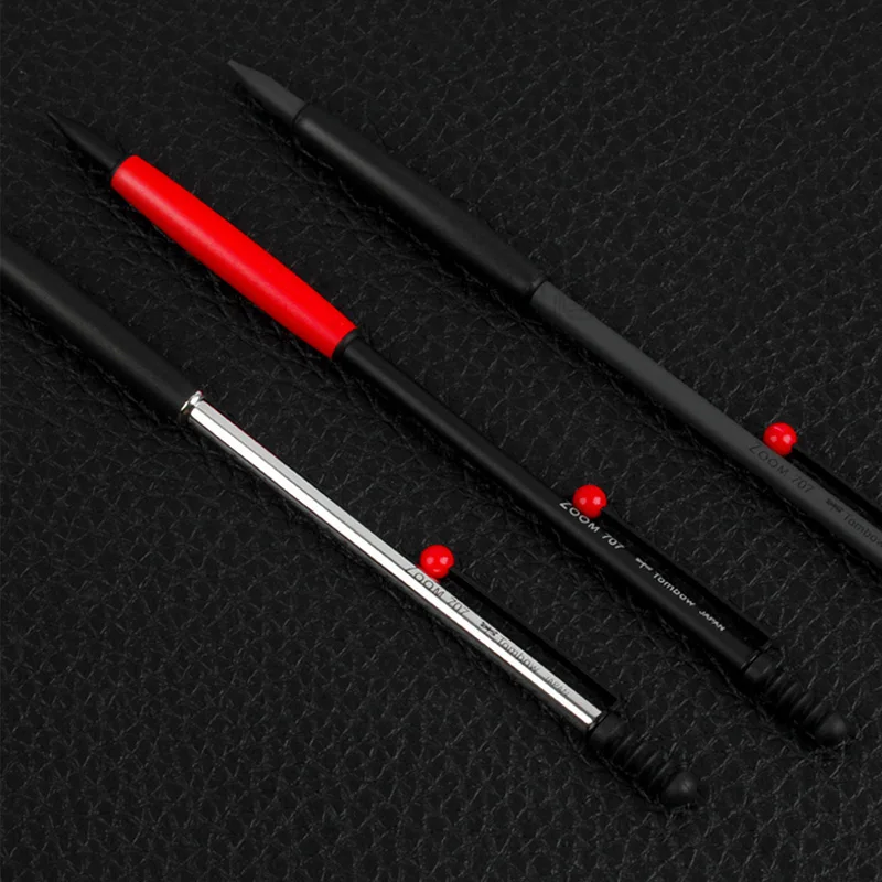 1 шт., TOMBOW, 707, тонкий автоматический карандаш, 0,5 мм, мини-карандаш для женщин, металлический карандаш для занятий спортом, металлические ручки для офиса и школы