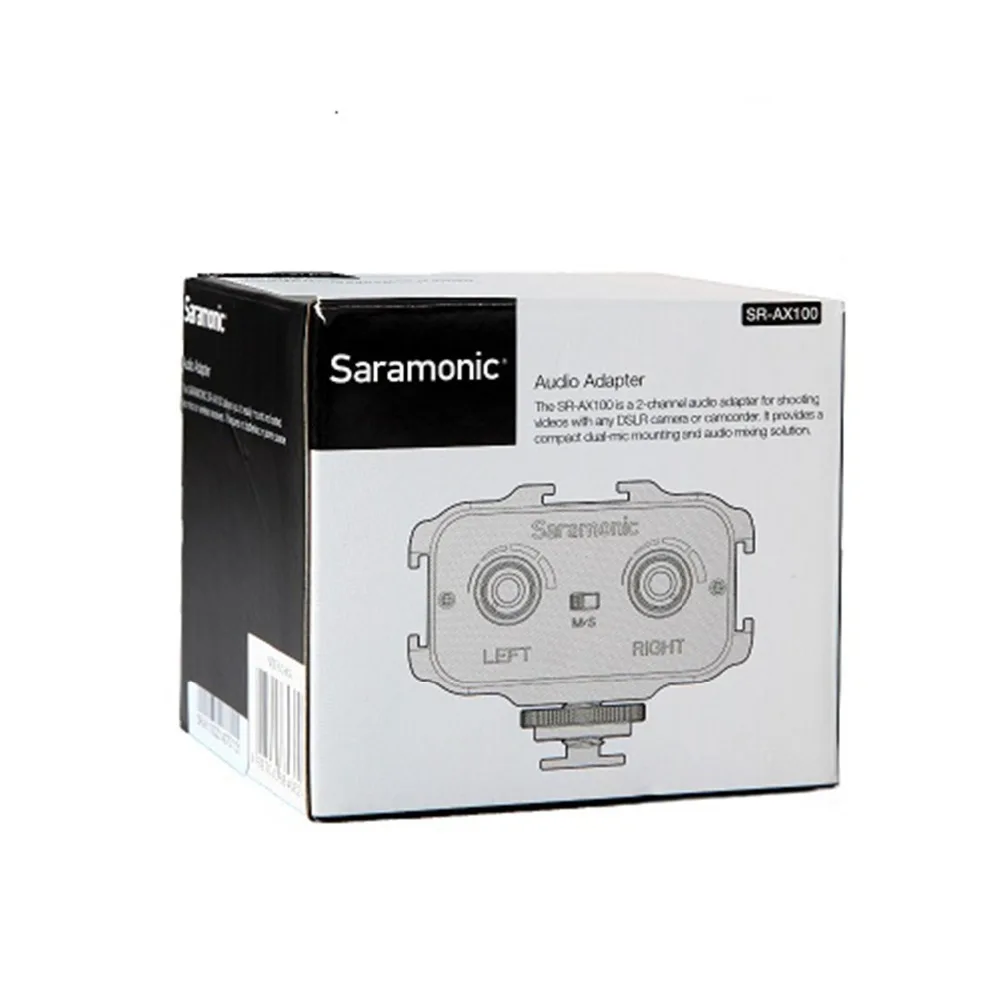 Saramonic SR AX100 Универсальный микрофонный аудио адаптер смеситель со стерео и двойной