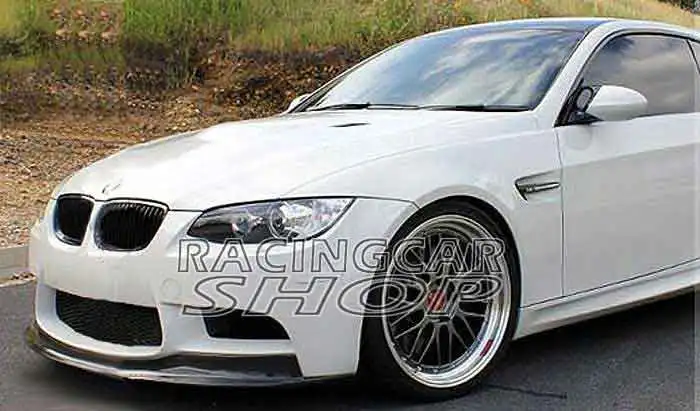 АК Стиль Настоящее углеродное волокно передний спойлер Подходит для BMW E90 E92 E93 M3
