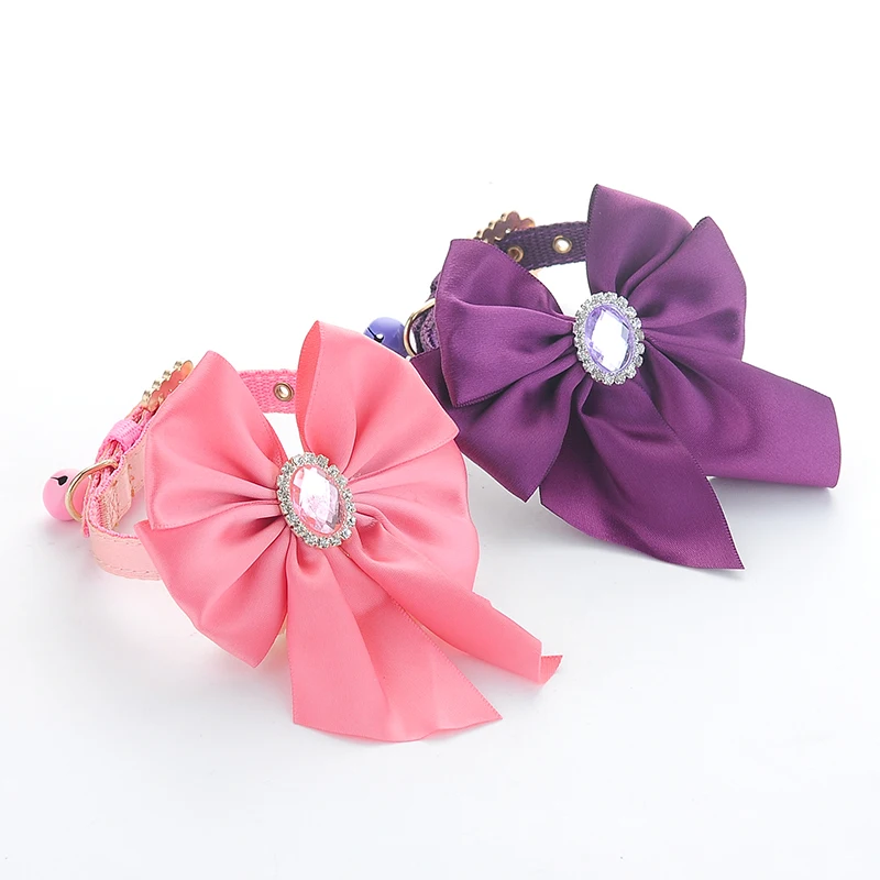 Cute Pet Wedding Flower Collars Cat Dog Necklace Pendant Jewelry Luxury Princess Puppy Grooming | Дом и сад