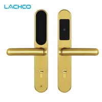 lachco electronic card door lock rfid card with key eu mortise latch with deadbolt for hotel home apartment office l16060sg