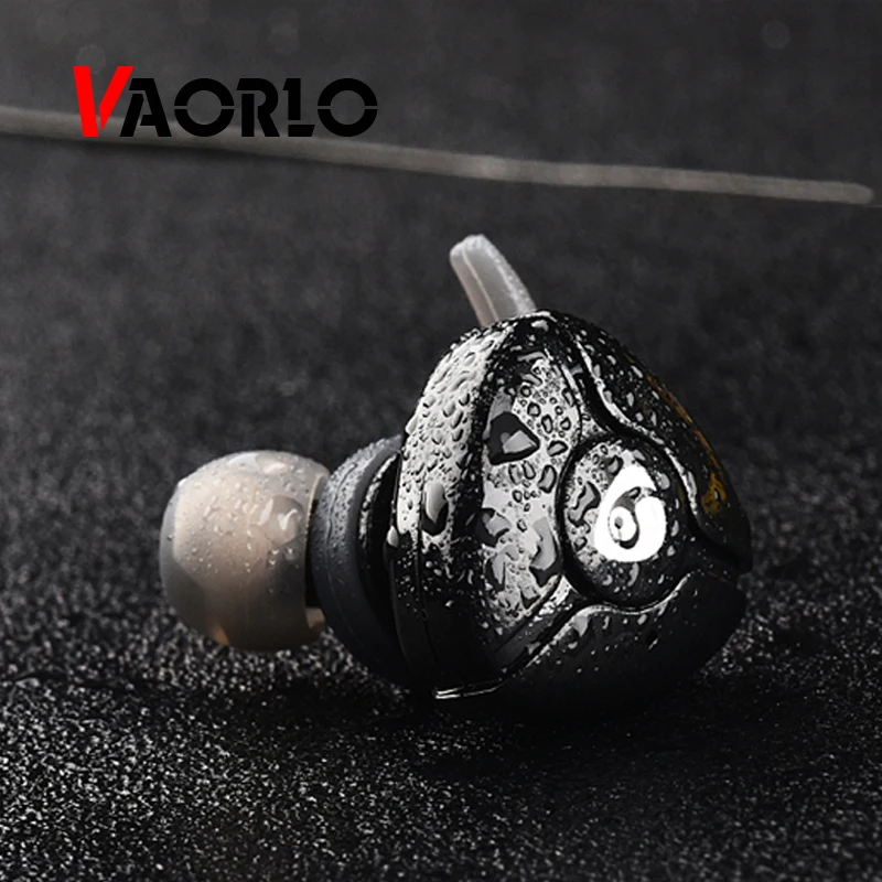 VAORLO Bluetooth гарнитура мини Беспроводные спортивные стерео наушники с шумоподавлением в ухо наушники с микрофоном для телефона Xiaomi
