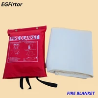 1x1m fire blanket fiberglass fire flame retardant emergency survival fire shelter safety cover protection fire emergency blanket