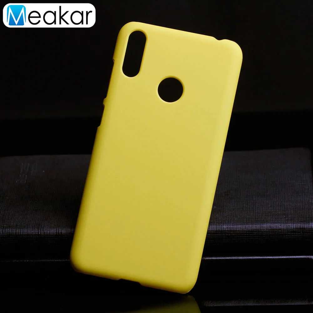 Матовая Пластик Coque 6.26For huawei Y7 чехол для huawei Y7 Prime DUB-LX1 DUB-LX3 телефона чехол-лента на заднюю панель - Цвет: Yellow