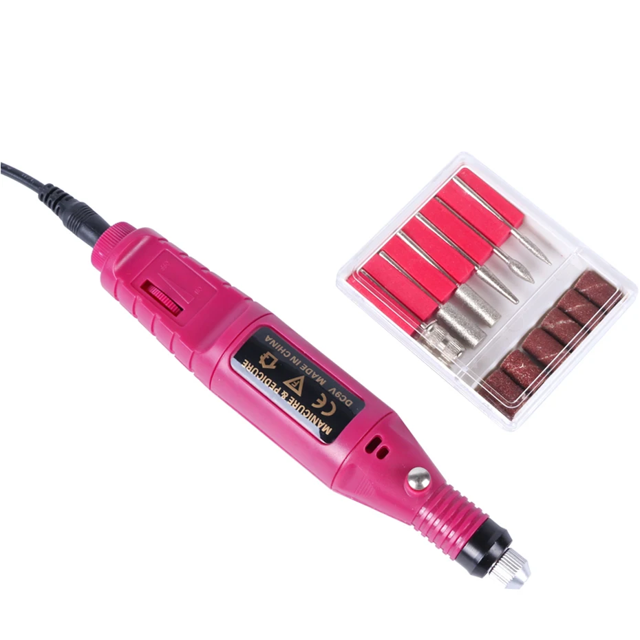 Профессиональный Фрезер LEHBS-011P для ногтей насадки педикюра аппарат УФ-обработки