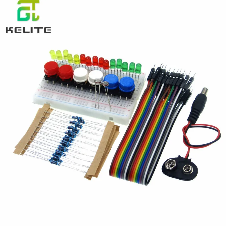 Starter Kit uno r3 мини Макет светодиодный джемпер клеммы для проводов