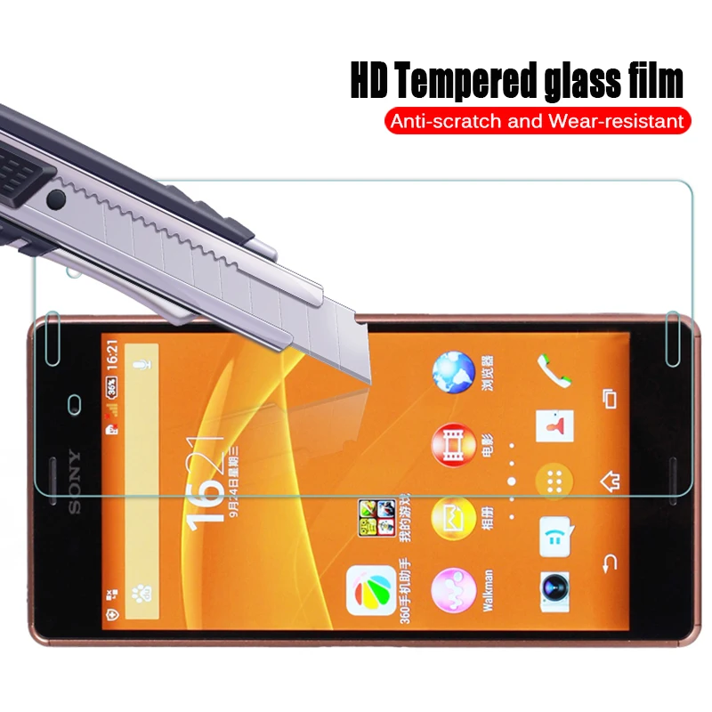 Закаленное стекло 9H для SONY Z1 Z2 Z3 Z4 Z5 Mini защитная пленка 2 5 дюйма XA XA1 X Compact Plus