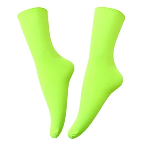 Неоновые носки для женщин 2022 модная уличная одежда Harajuku Calcetines милые носки карамельных цветов женские носки в Корейском стиле желтые оранжевые