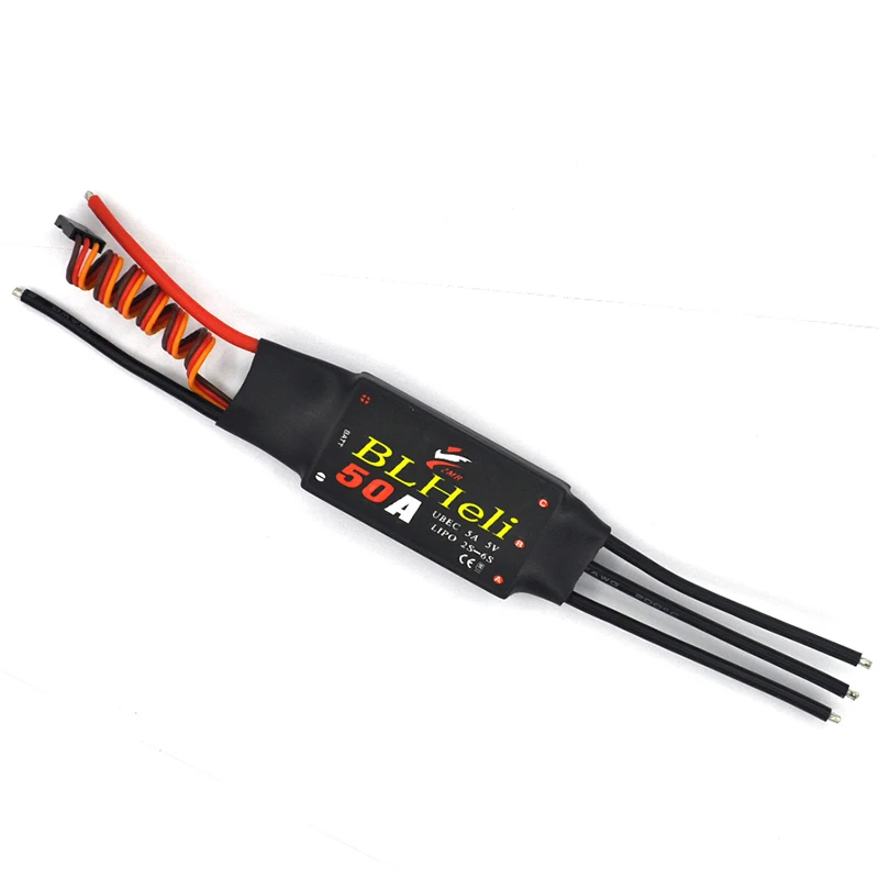 ZMR программа BLHeli серии 20A 30A 40A 50A 60A 80A ESC UBEC 2/5A 5 CBB AGM Скорость контроллер для беспилотных дронов квадрокоптеров комплект - Цвет: 50A