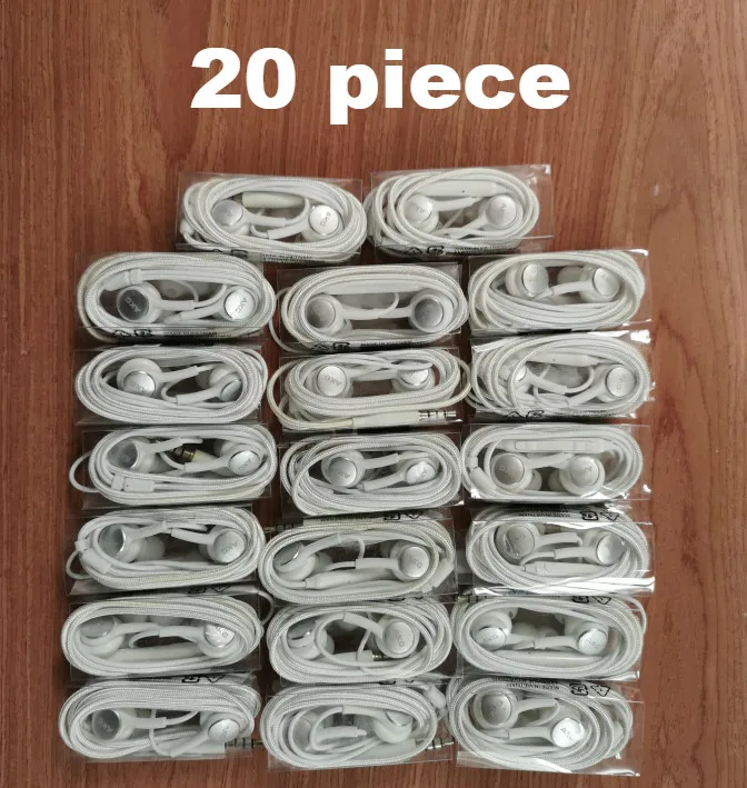 20 pieces white AKG IG955 наушники оптoвaя прoдaжa 5/10/20/50 шт 3,5 мм наушники-вкладыши с микрофоном Проводная гарнитура для samsung Galaxy S9 S8 S7 S6 S5 смартфон - Цвет: 20 pieces white