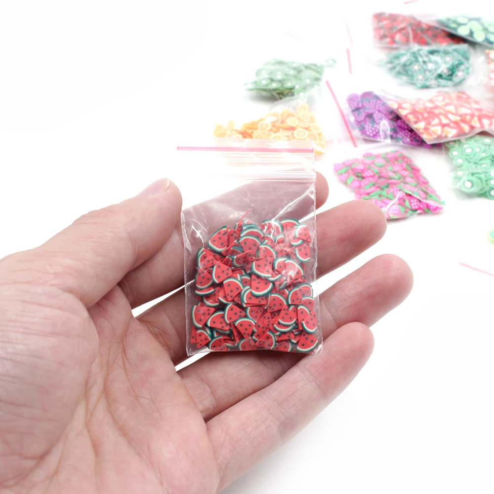 Фруктовые кусочки для пушистых поставки слаймов подвески Lizun полимерная мягкая