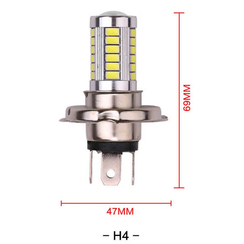 Светодиодные лампы для противотуманных фар Xenplus 1 шт. H4 33 SMD 5730 Автомобильные фары
