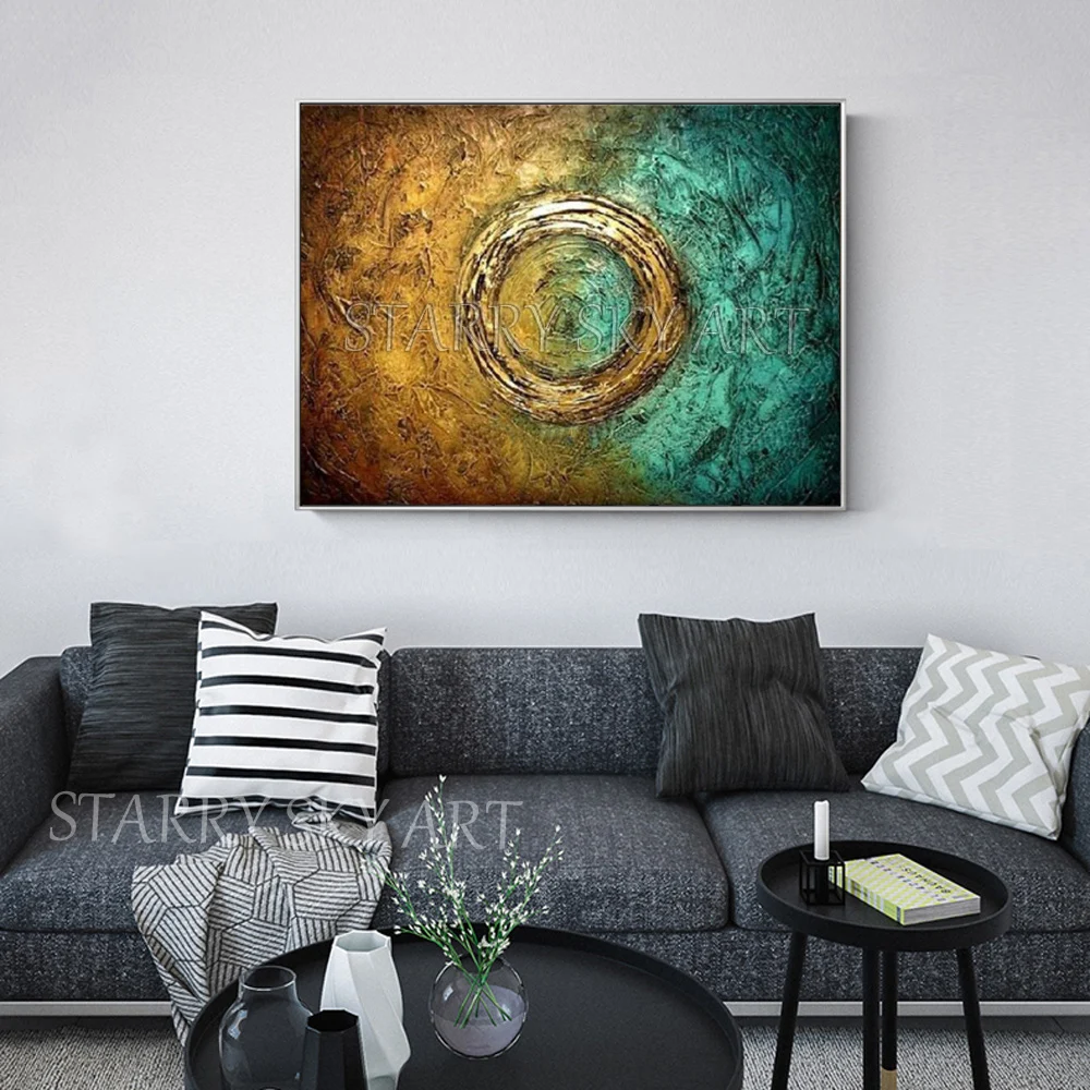 Отличная художественная ручная роспись высокое качество абстрактная масляная