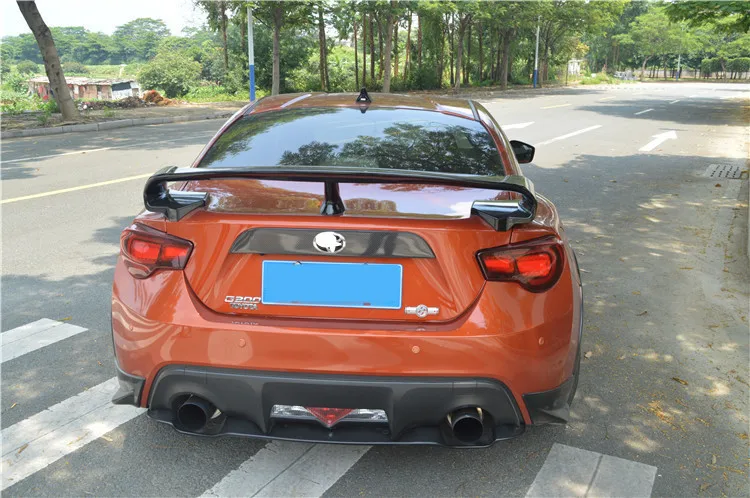 Автомобильный Стайлинг карбоновое волокно Материал GTR стиль GT 86 BRZ задний спойлер, крыло, багажник для Subaru BRZ Toyota 86 GT86