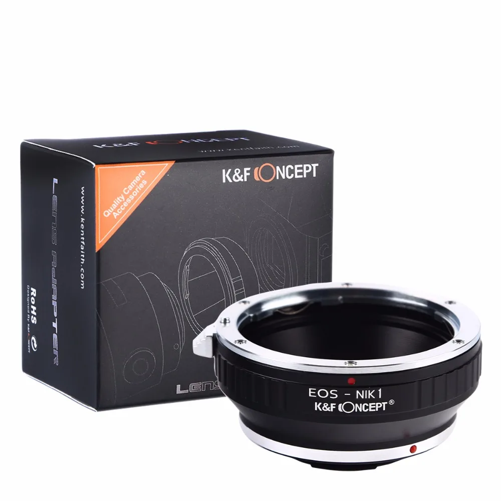 K & F CONCEPT адаптер кольцо для объектива Canon EOS Lens EF S Mount (to) подходит корпуса камеры Nikon