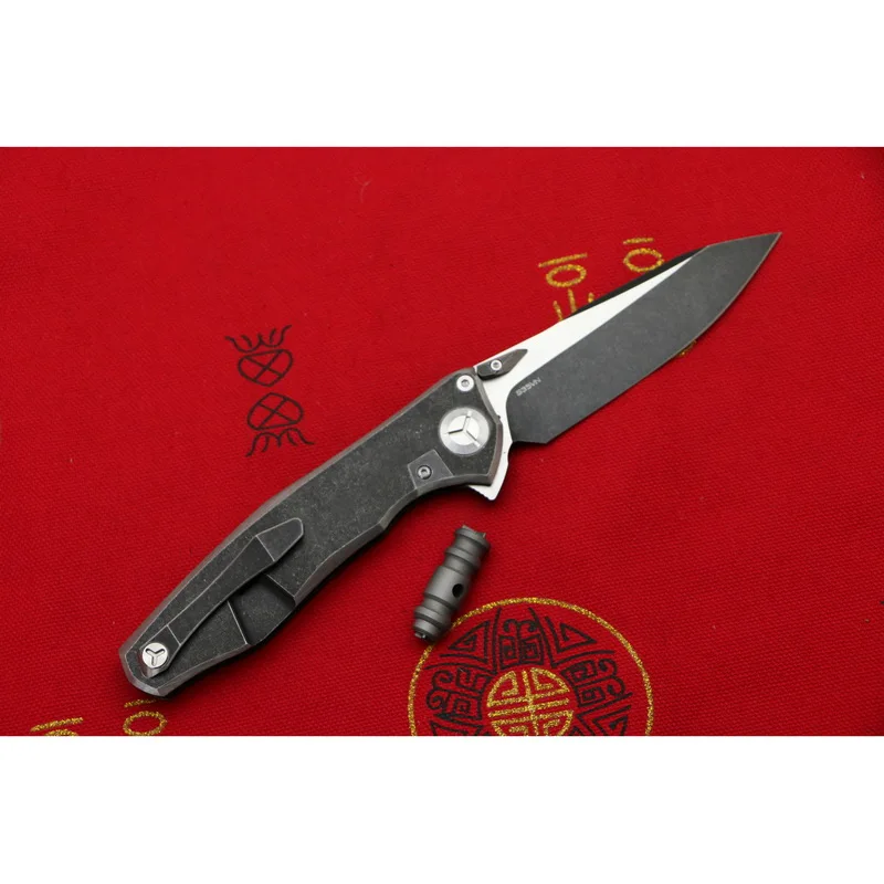 Кевин Джон Веном интегрированное крыло черный S35VN твердый титановый плавник