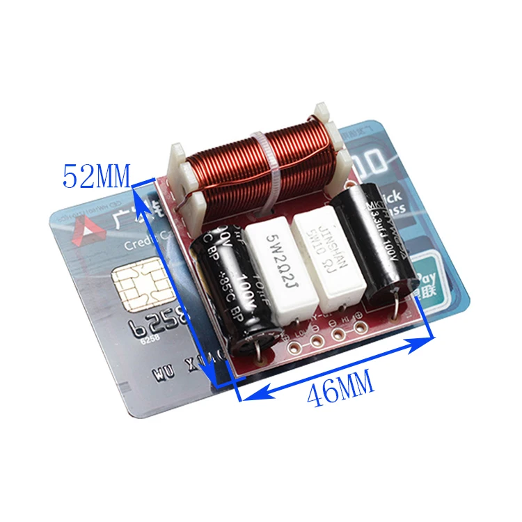 Tenghong 2 шт. 2 Way аудио Динамик кроссовер 80W 4/8Ohm мини Hi-Fi книжная полка ВЧ бас Динамик делитель частоты дома Театр