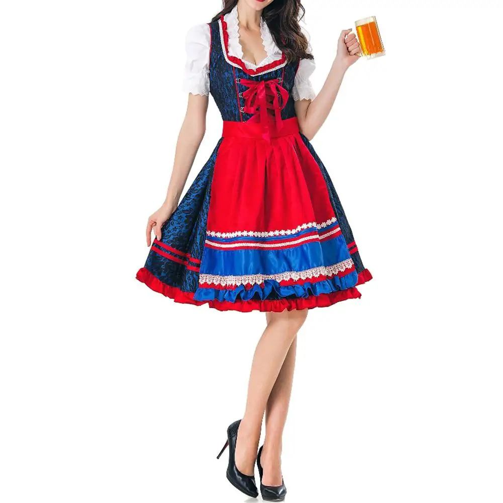 Женский костюм Октоберфест Костюм официантки в баварском стиле костюмы на