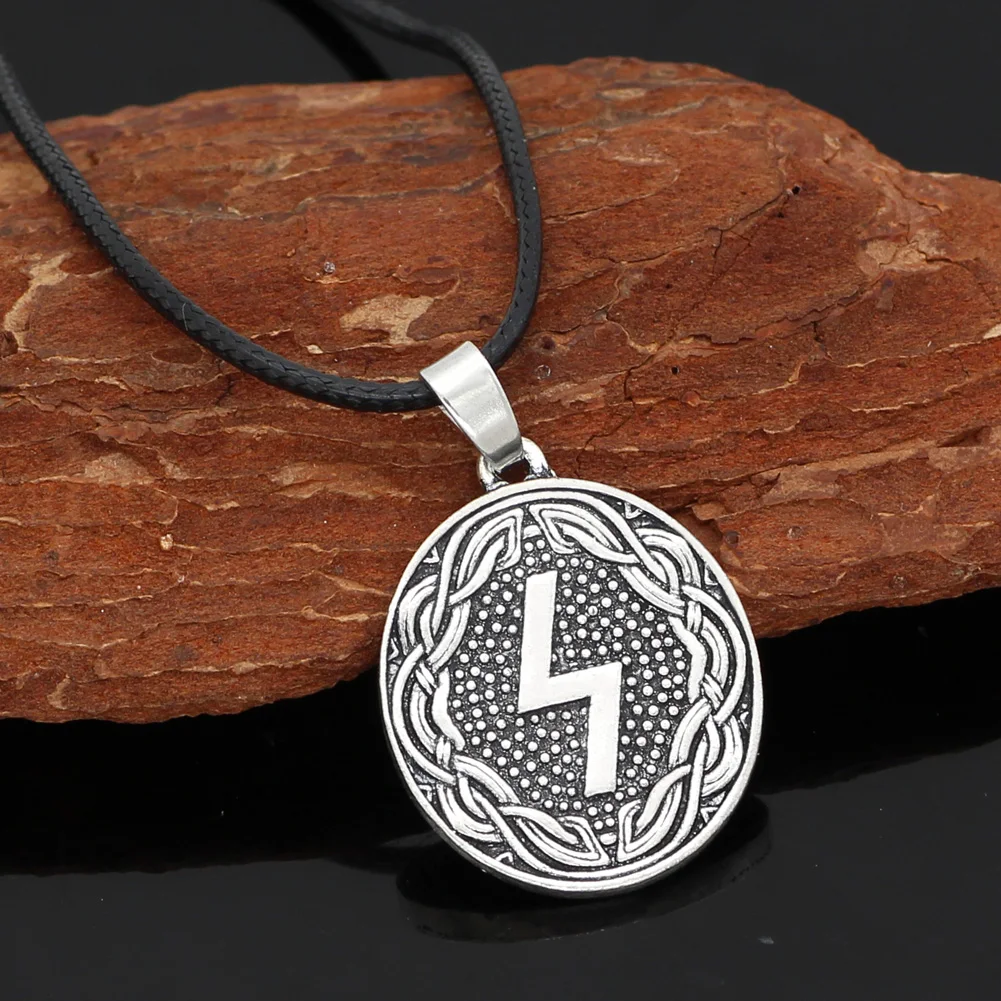 Скандинавский Викинг Рунический амулет кулон ожерелье нордические украшения с