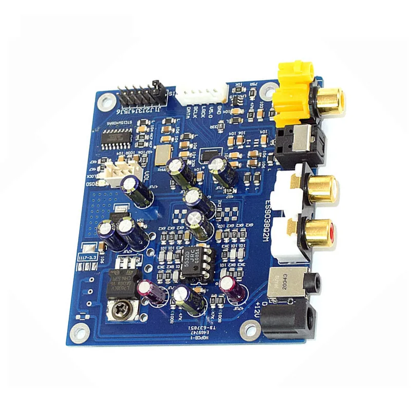 Топ ES9038 Q2M I2S DSD оптический коаксиальный Вход декодер USB DAC наушников Выход HiFi аудио