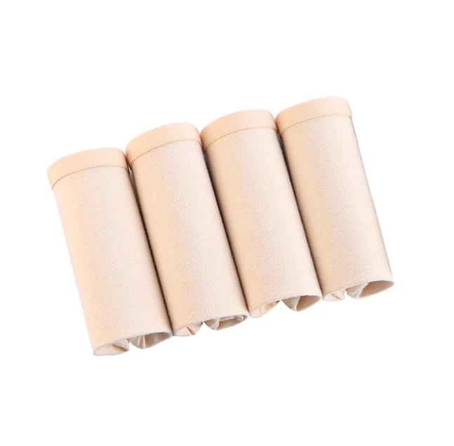 4pcs-A001-1-13 4 шт./лот, женские сексуальные трусики, Calcinha, хлопковые дышащие трусы, нижнее белье размера плюс S-3XL, однотонное нижнее белье, бесшовные трусики - Цвет: 4pcs-A001-1-13