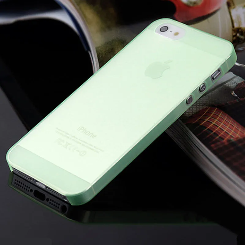 Ультратонкий чехол для iphone 5, 5S, se, 5c, 6, 6s plus, 7, 7, 8 plus, 4S, тонкий матовый прозрачный чехол для iphone X, жесткий пластиковый тонкий чехол s