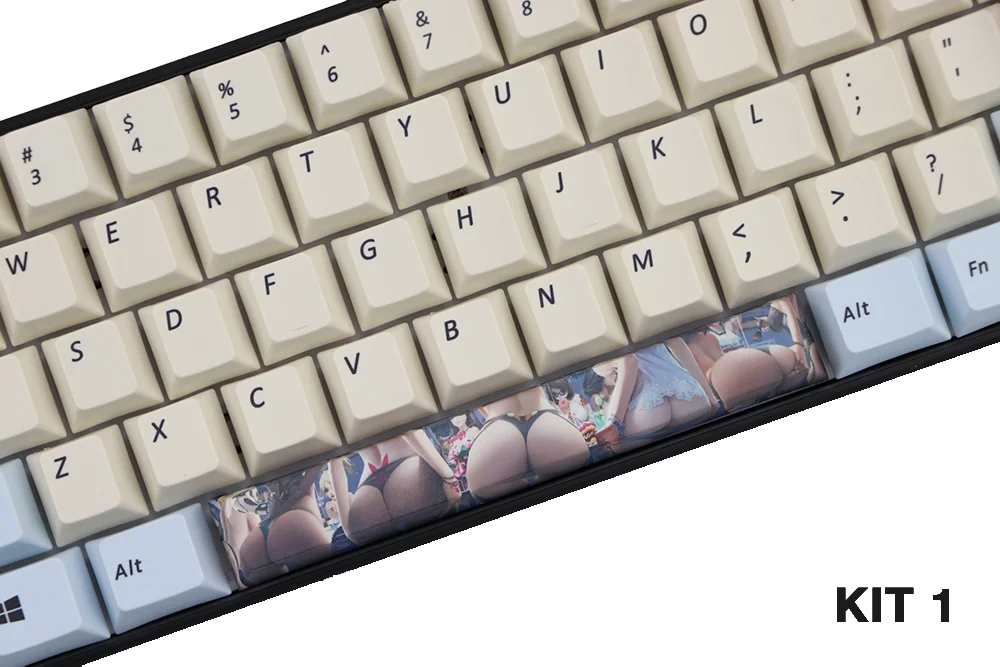 PBT пять Сторон краситель-подложенный пробел 6.25U Вишневый профиль keycap для DIY механическая клавиатура