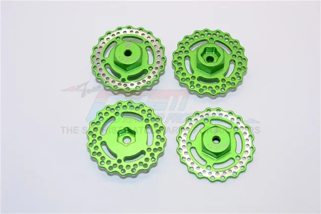1/18 AXIAL YETI JR AX90052 ALUMINIUM ALLOY FRONT AND REAR WHEEL HEX WITH BRAKE DISK-4PCS MYT010AFR/D | Игрушки и хобби