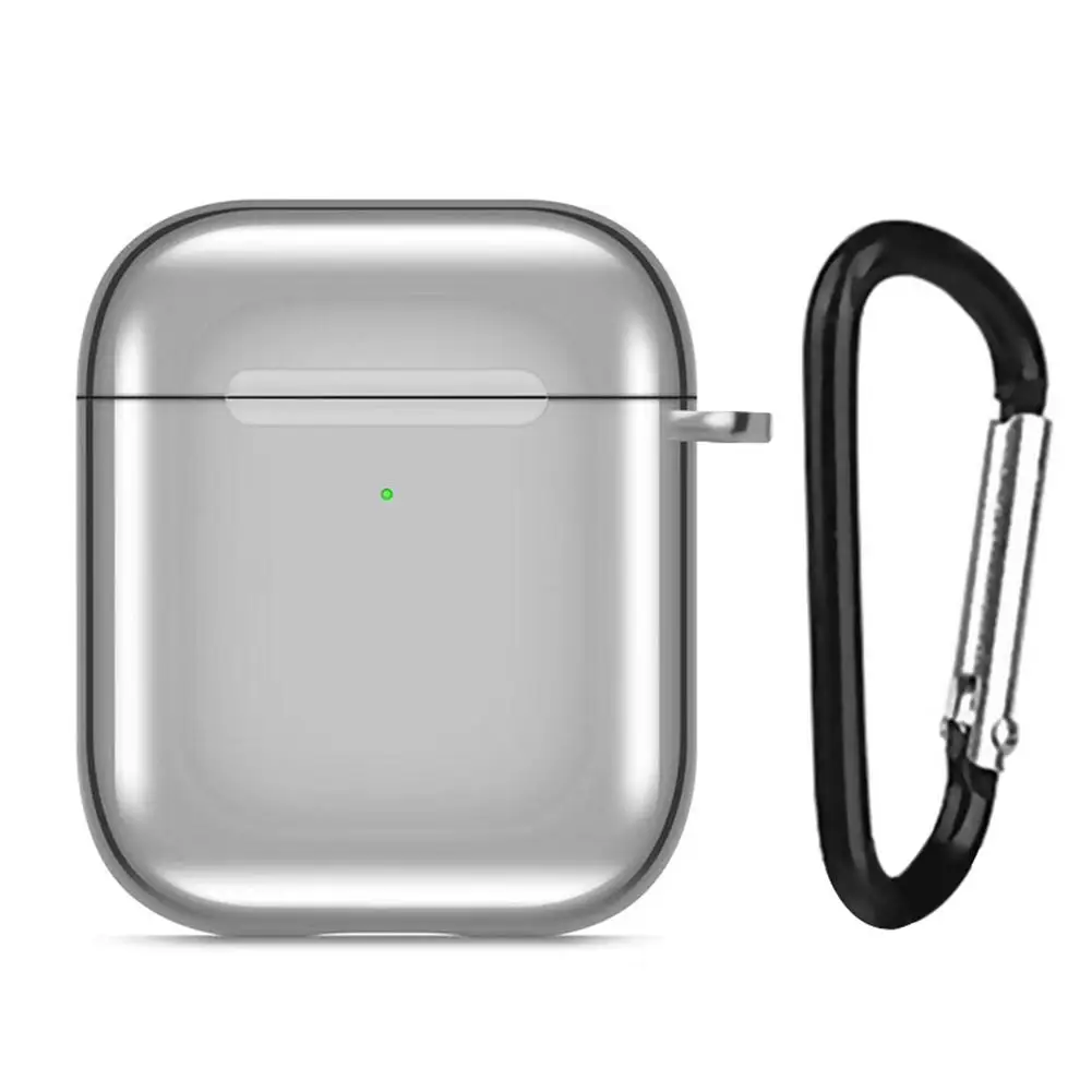 Новое покрытие ТПУ чехол Drop proof bluetooth наушники для Airpods с крюком качественная