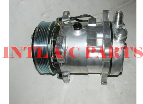 Универсальный Компрессор переменного тока для sanden 507 5h11 SD507 SD5H11 SD5S11 PV6 12V Flare 119 мм |