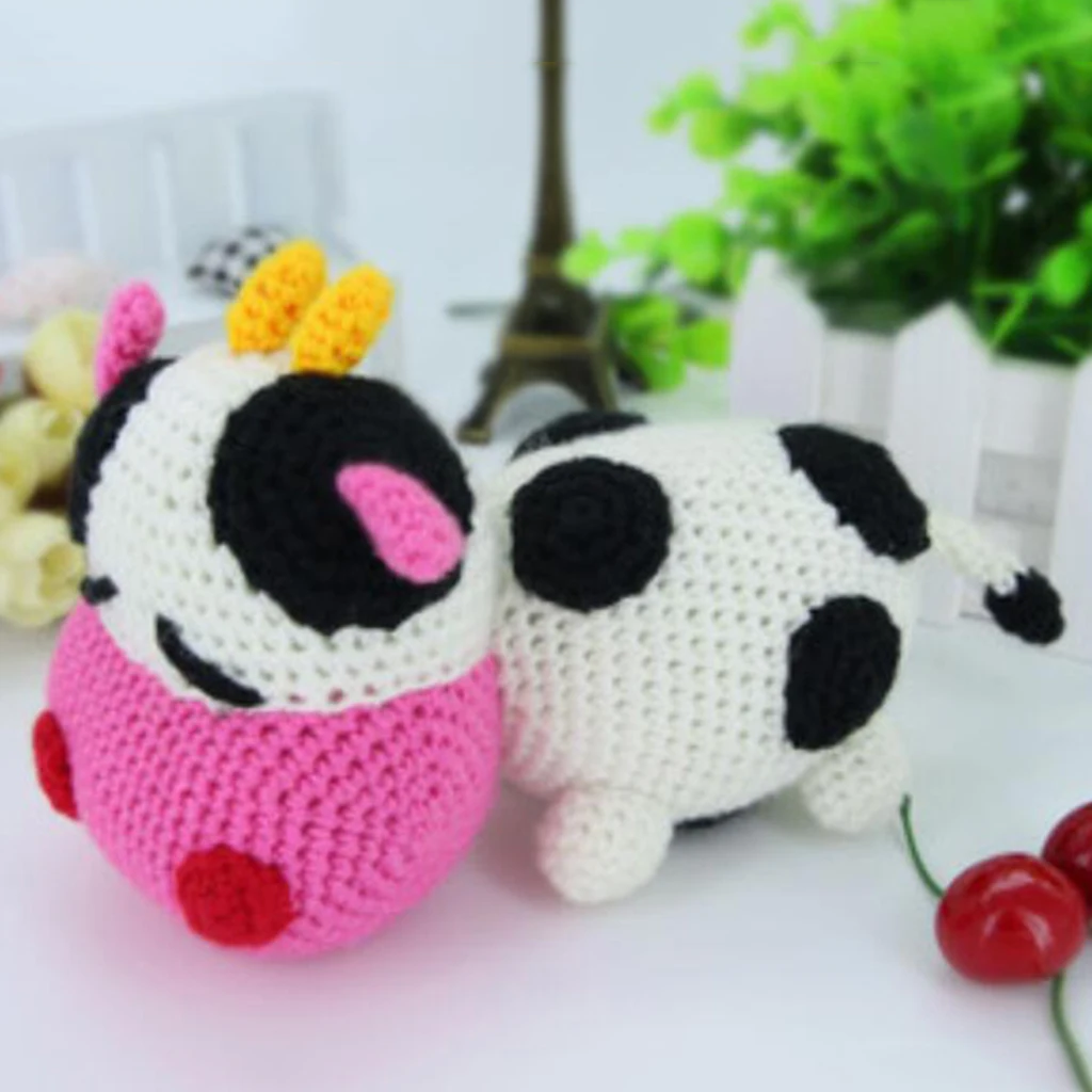 DIY 3D коровья кукла набор для вязания крючком детей взрослых начинающих ручная