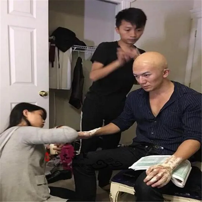 1 шт. многоразовые натуральный латекс кожи главный монах монахиня лысый