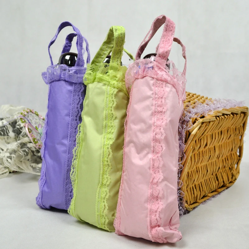 Новые творческие кружевной зонтик для девочек дождливой погоды женские три