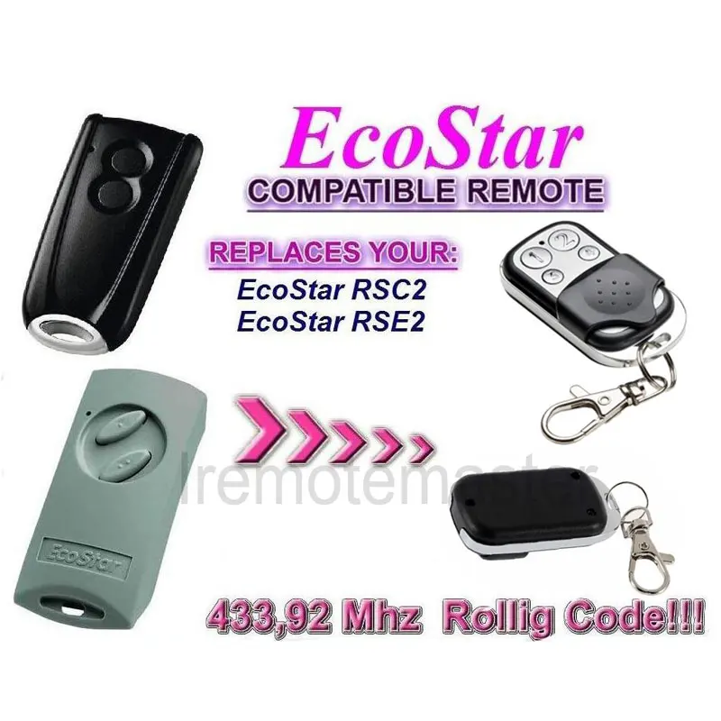 Пульт дистанционного управления Hormann Ecostar RSC2-433 RSE2-433 МГц | Электроника