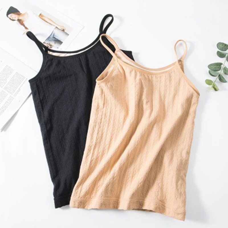 2020 New arrival Autumn Winter Warm Women Vest Thick Velvet Female Camis Tank Top Flexible Slim Sleeveless Femme | Женская одежда