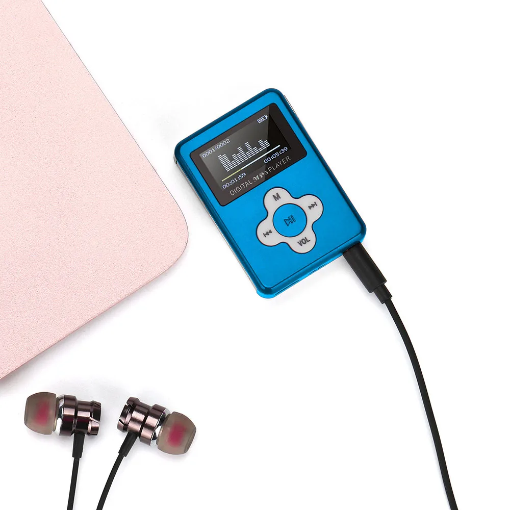 Новое поступление, милый USB мини MP3 плеер, ЖК-экран, поддержка 32 ГБ, Micro SD, TF карта, walkman, mp3 плеер, Мини, Прямая поставка