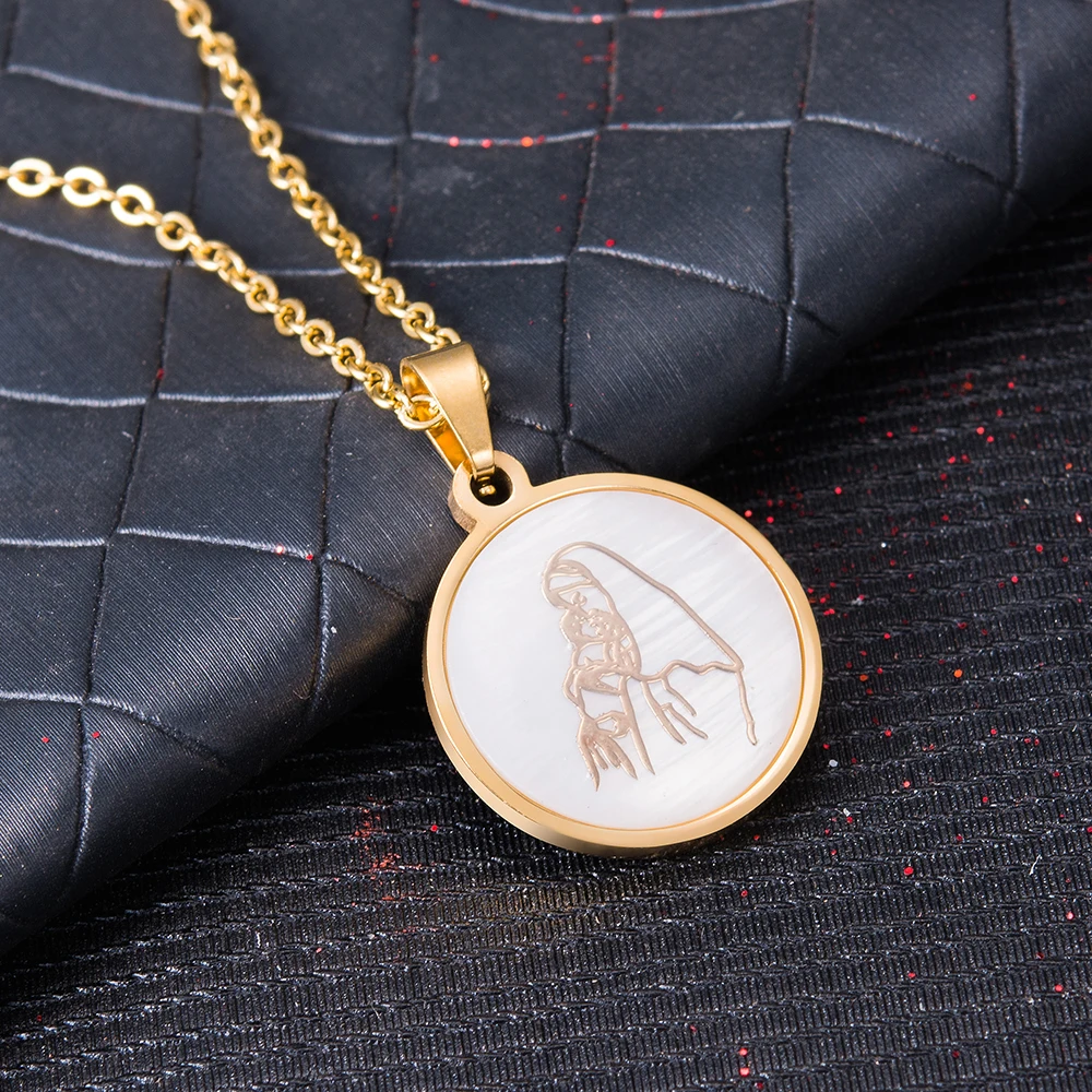 WANDO религиозный христианский Амулет из нержавеющей стали 9 видов стилей Девы