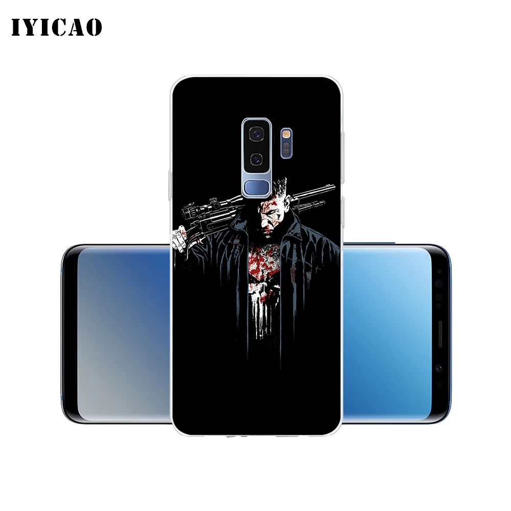 IYICAO с черепом The Мягкий силиконовый чехол для телефона для samsung Galaxy S10e S10 S9 S8 плюс S7 Edge ТПУ чехол