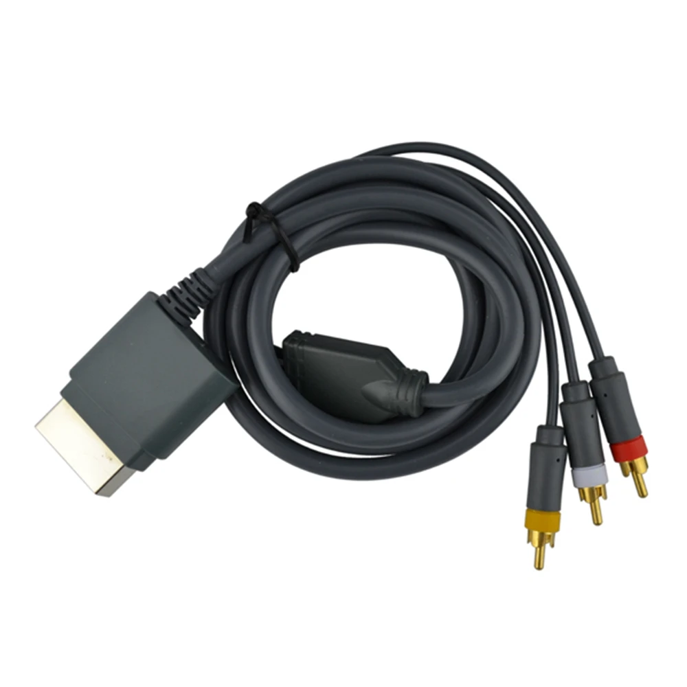 10 шт./партия аудио-и видеокабель 1 8 м AV-кабель для Xbox 360 | Электроника