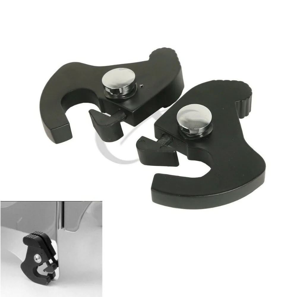 МОТОЦИКЛ Sissy бар багажная стойка док защелка Зажим Комплект для Harley съемные